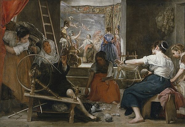 Image tableau Las Hilanderas - Diego Velázquez, c. 1656