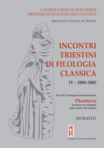 Couverture Atti del convegno internazionale Phantasia