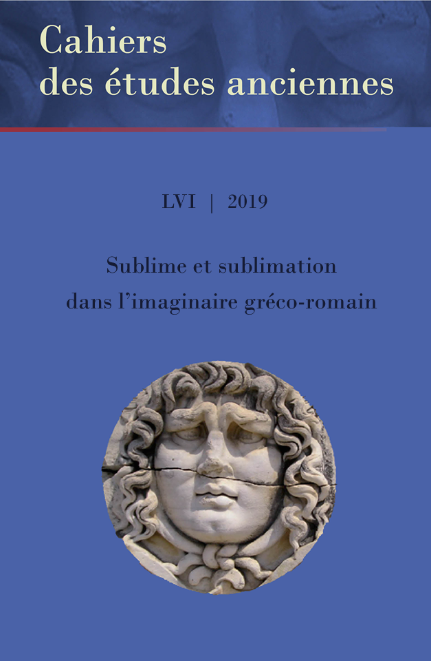 Couverture Sublime et sublimation dans l’imaginaire gréco-romain